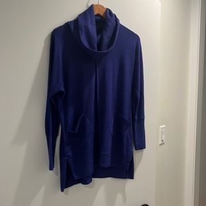 Blueish Purple scoop neck sweater